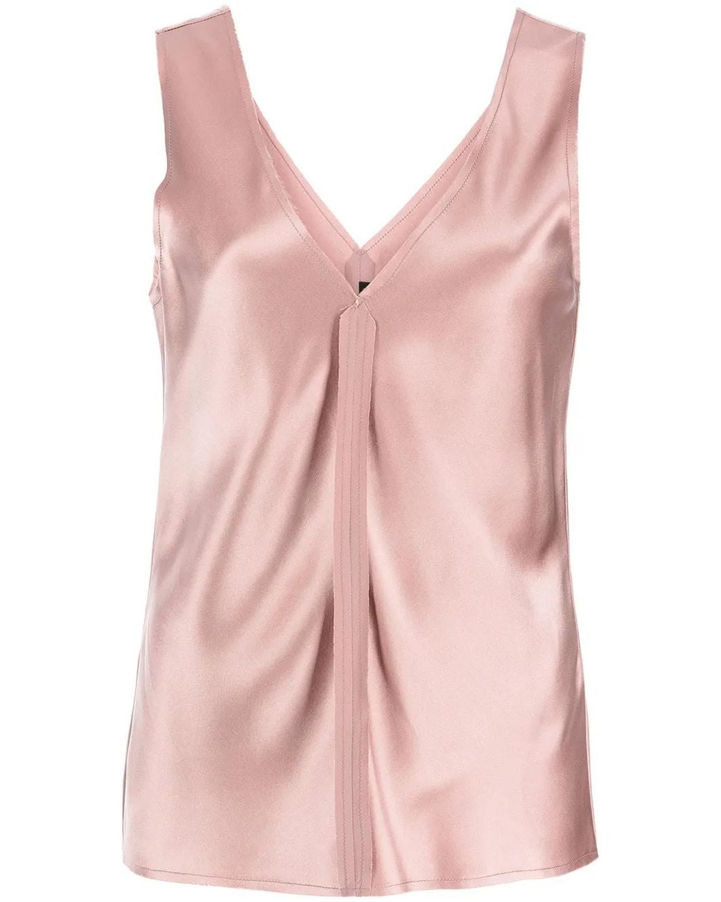 Top Sin Rematar Voz de color Pink