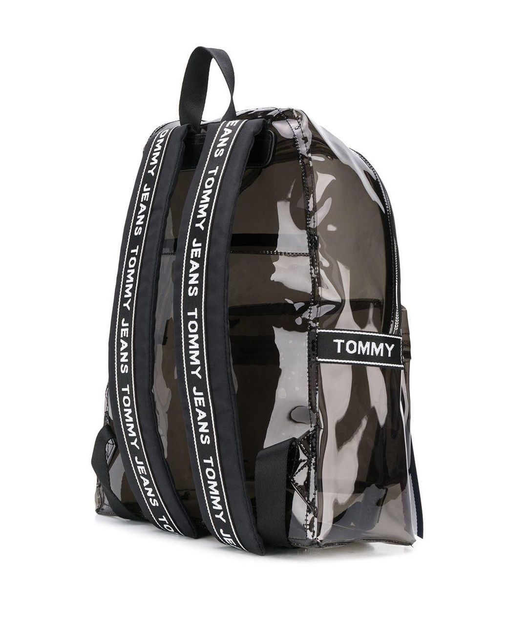 Sac à dos à design transparent Tommy Hilfiger en coloris Noir | Lyst