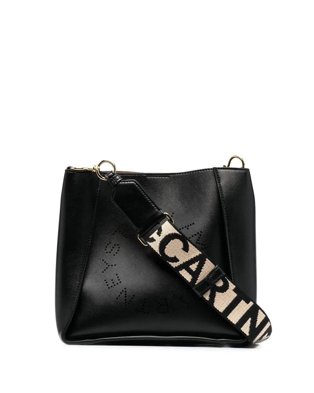 Stella McCartney Black Logo Crossbody Bag