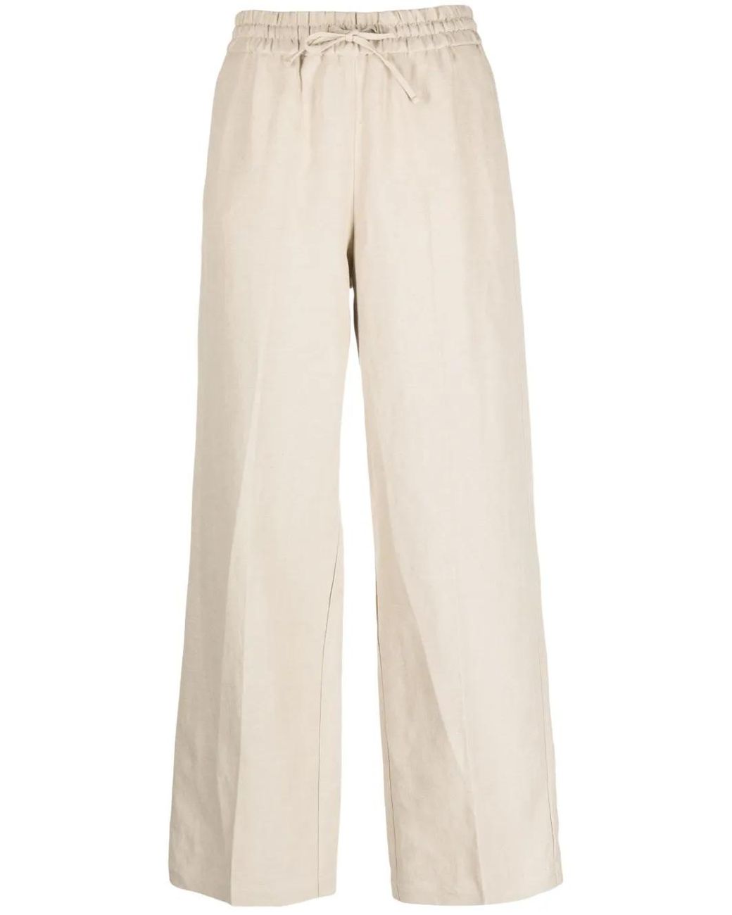 A.P.C. Natural Drawstring Straight-Leg Trousers
