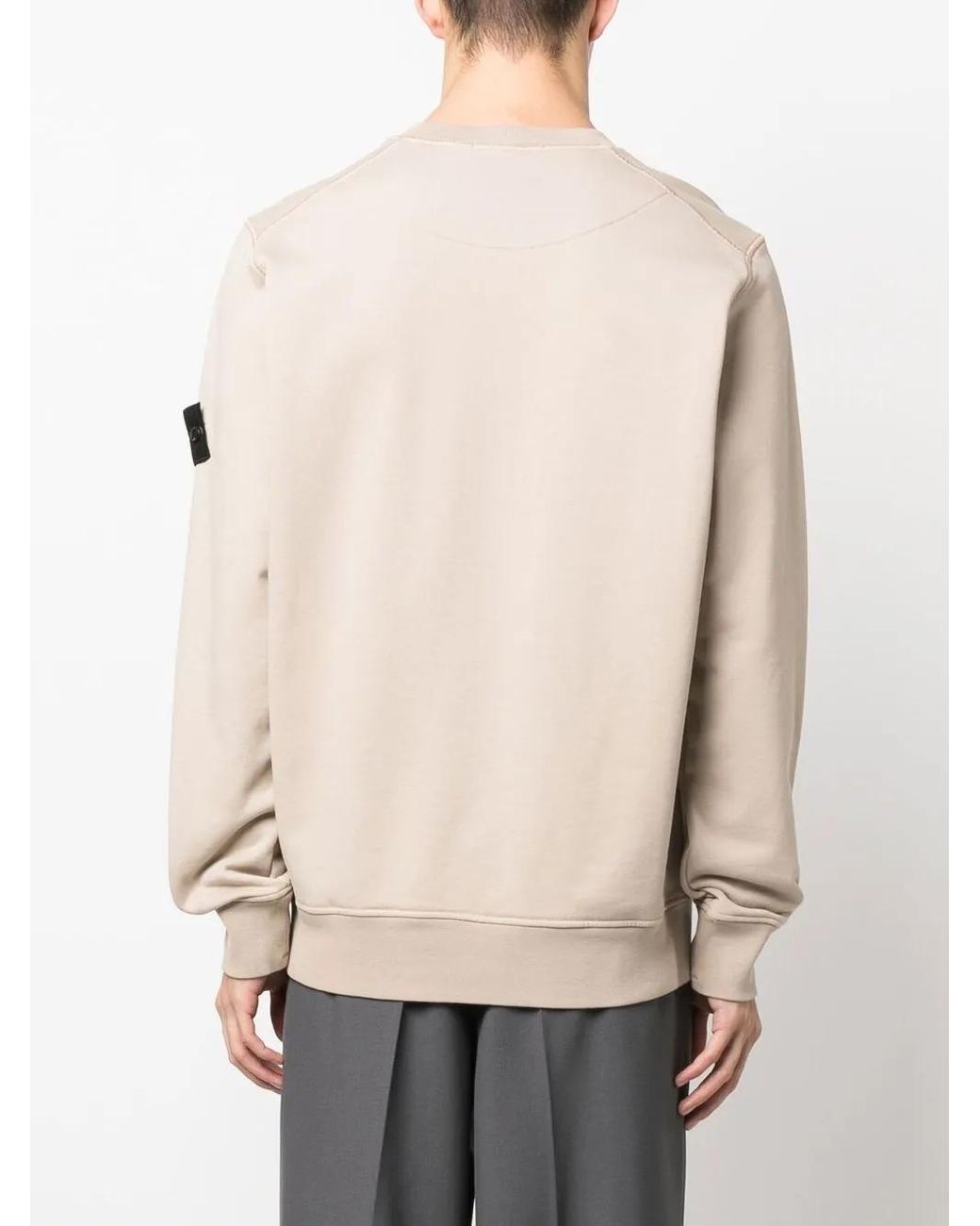 Sweat À Patch Compass Stone Island pour homme en coloris Natural