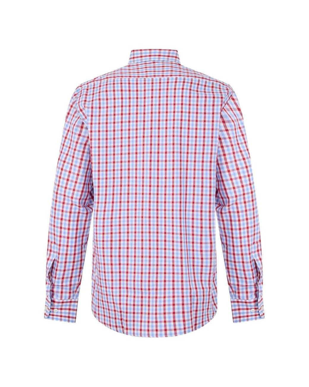 Paul & Shark Purple Chemise Boutonnée À Carreaux for men