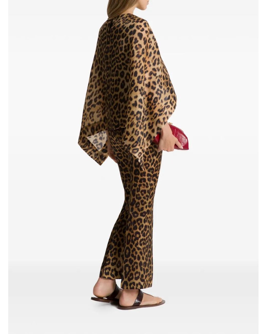 Alberta Ferretti Natural Triple Organza Shirt