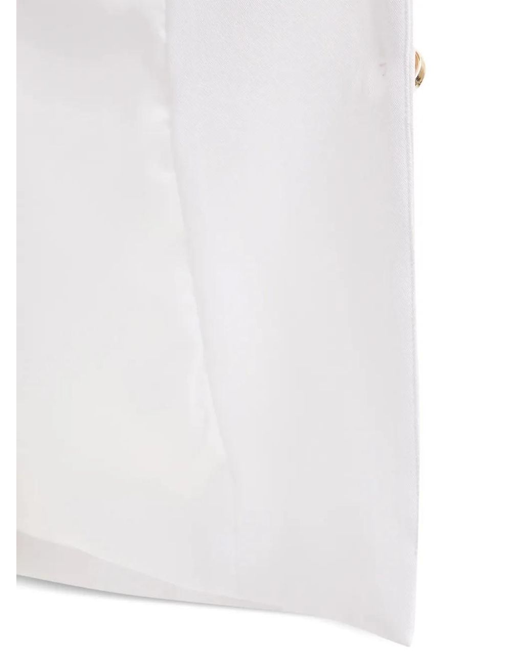 Fracomina White Single-Breasted Blazer