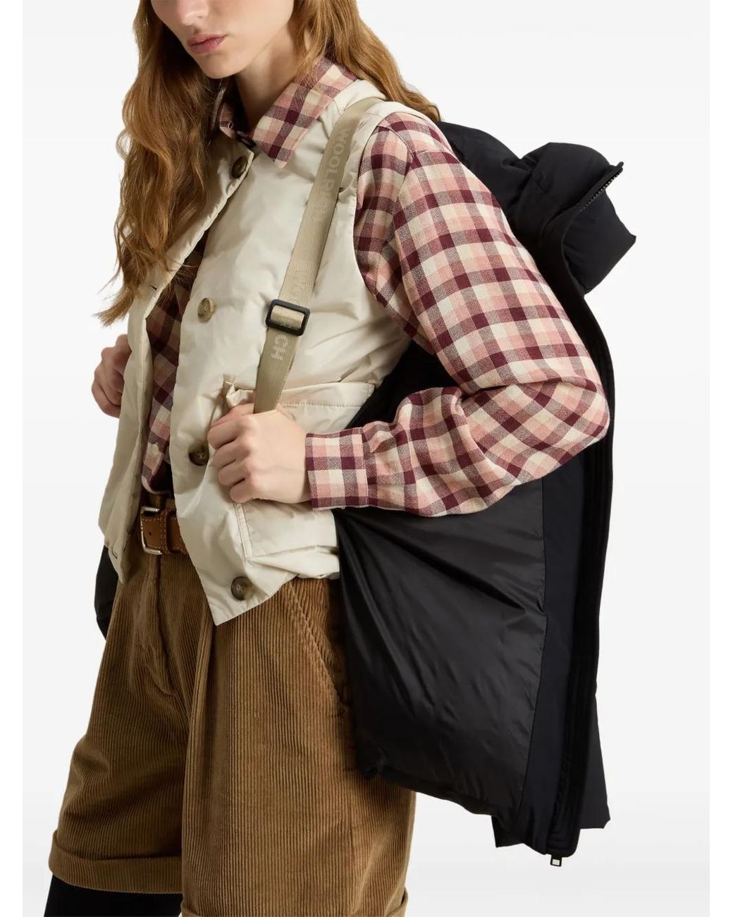 Plumífero Con Capucha Woolrich de color Blue