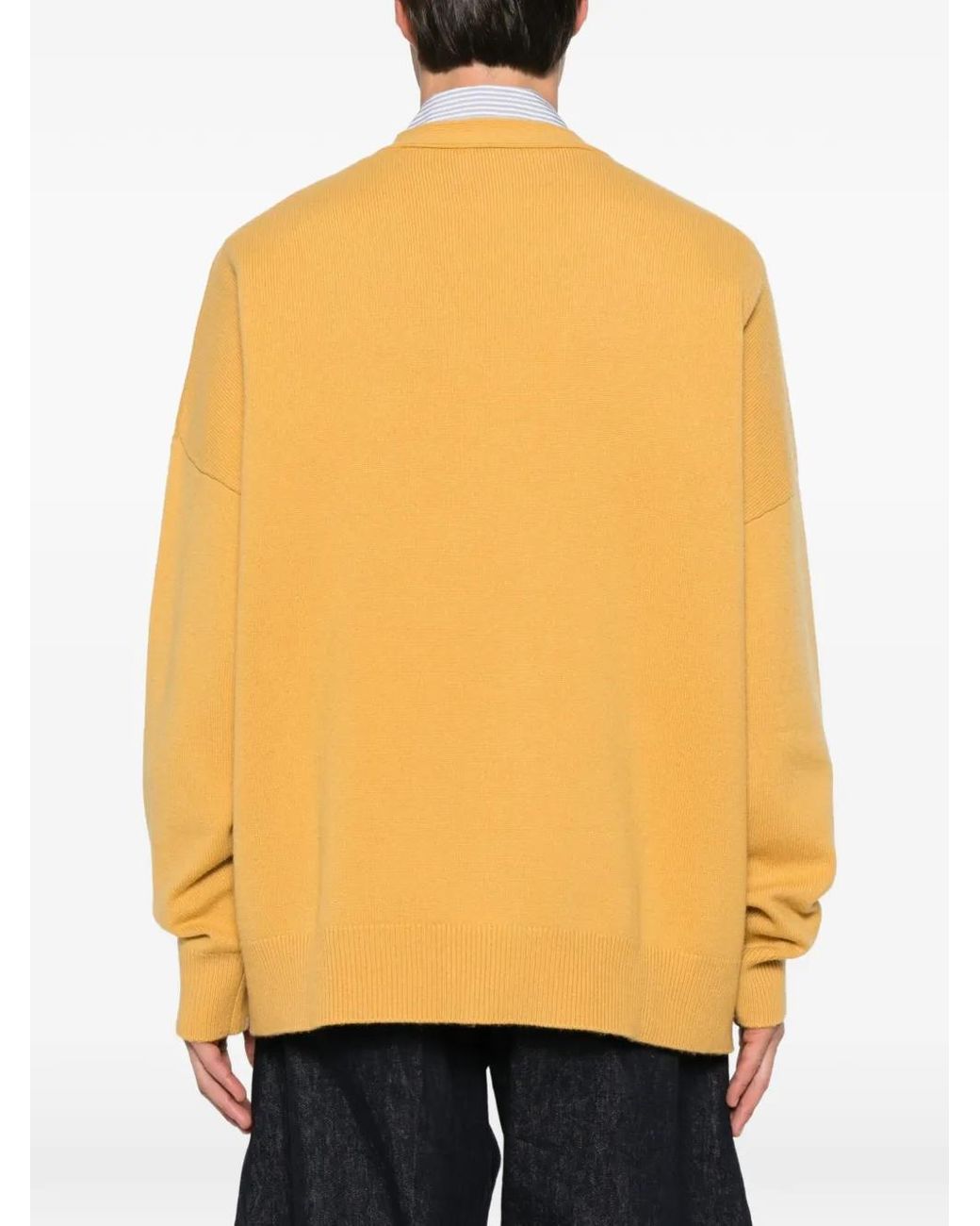 Extreme Cashmere Yellow Simo Oversized Cardigan