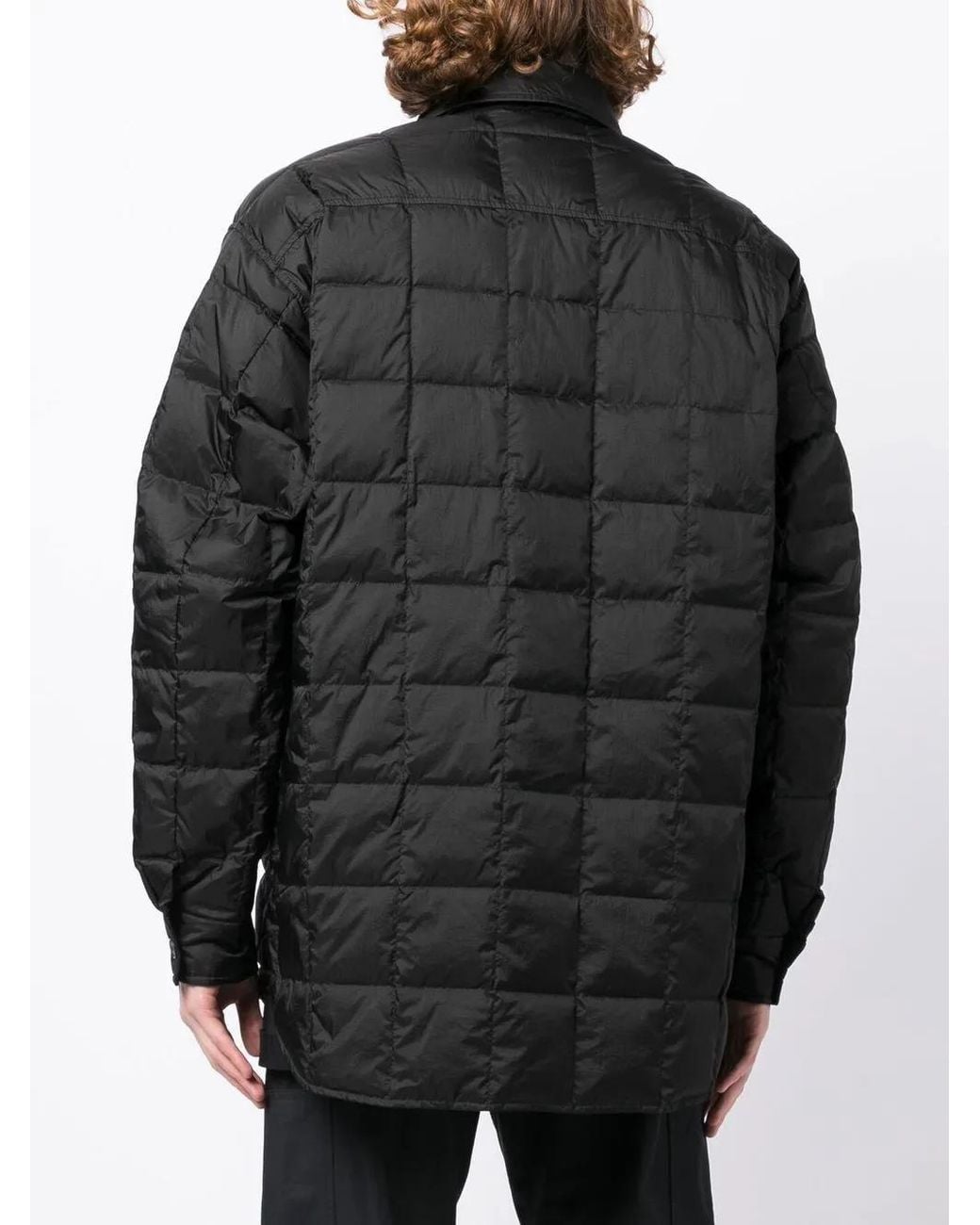 Ienki Ienki Black Padded Shirt Jacket for men