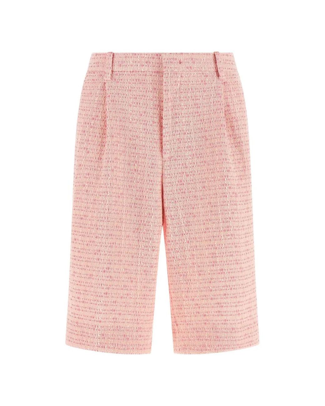 Tagliatore Pink Effie Bouclé Shorts