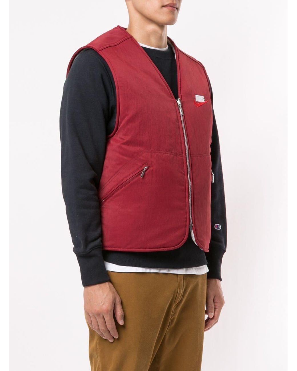 Supreme X Nike Reversible Sherpa Vest 