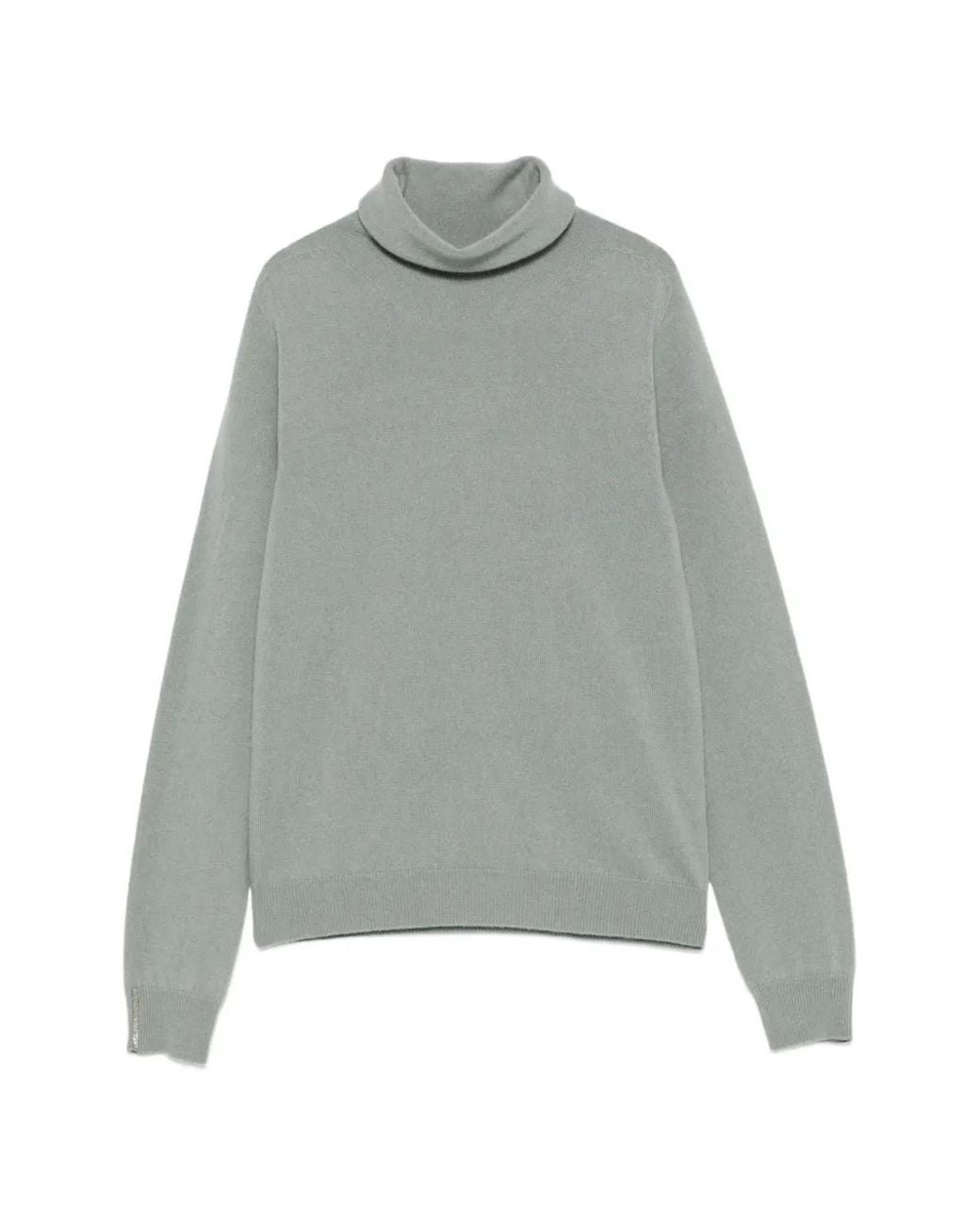 Peserico Gray Roll-Neck Sweater