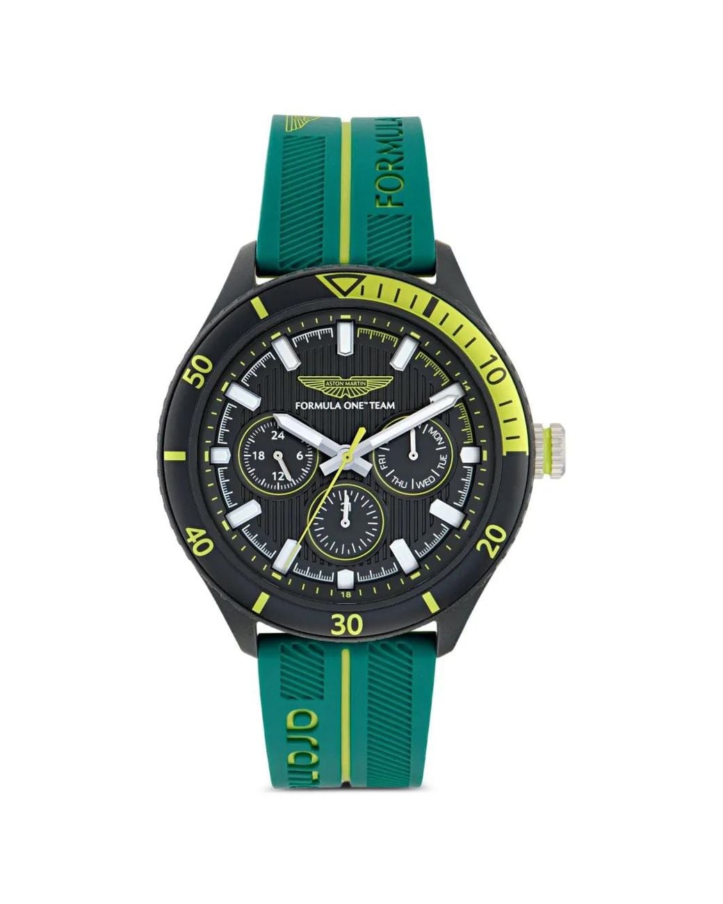 Aston Martin Green Multifunction 46Mm Watch for men