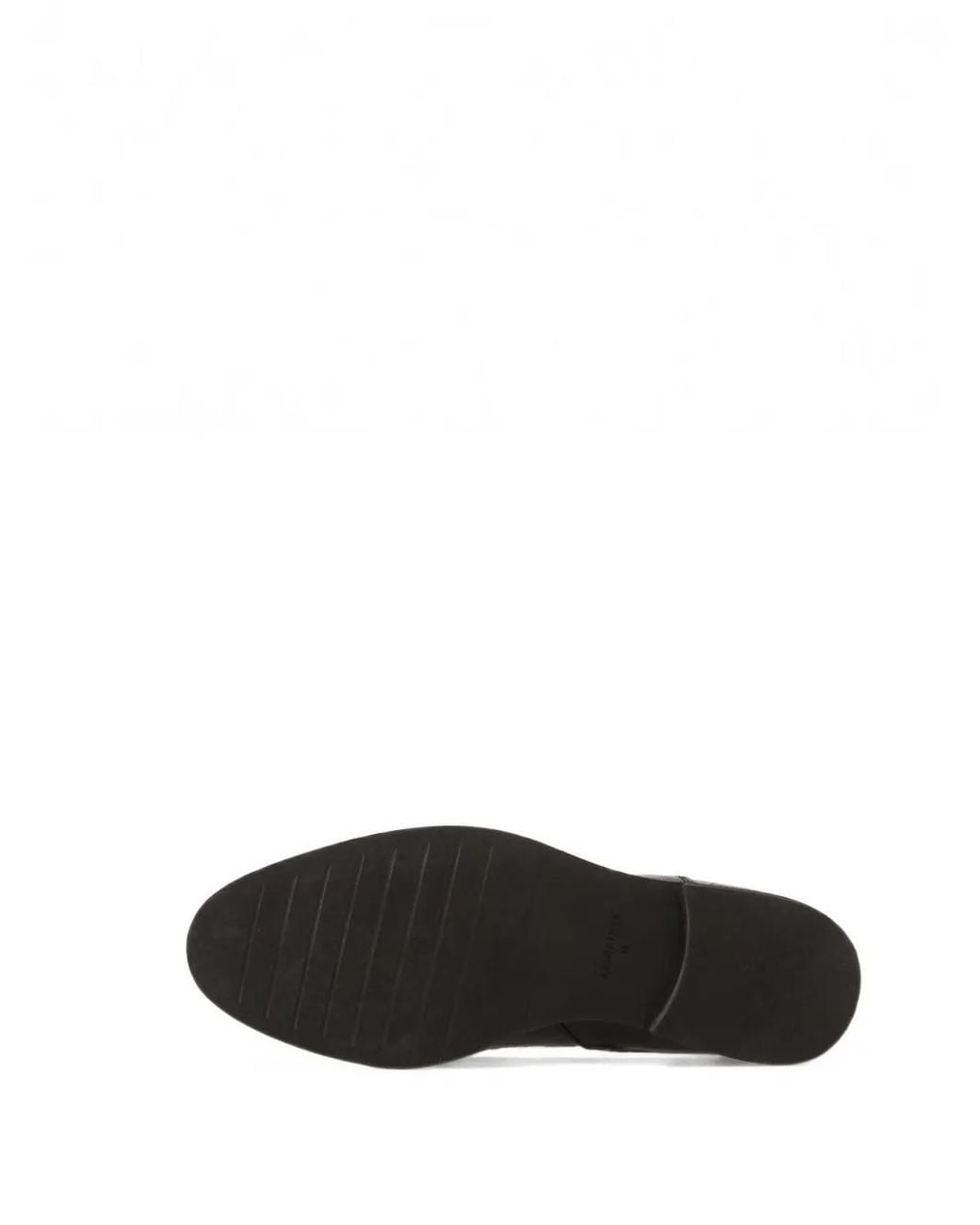 AllSaints Black Lang Zip-Fastening Leather Boots for men