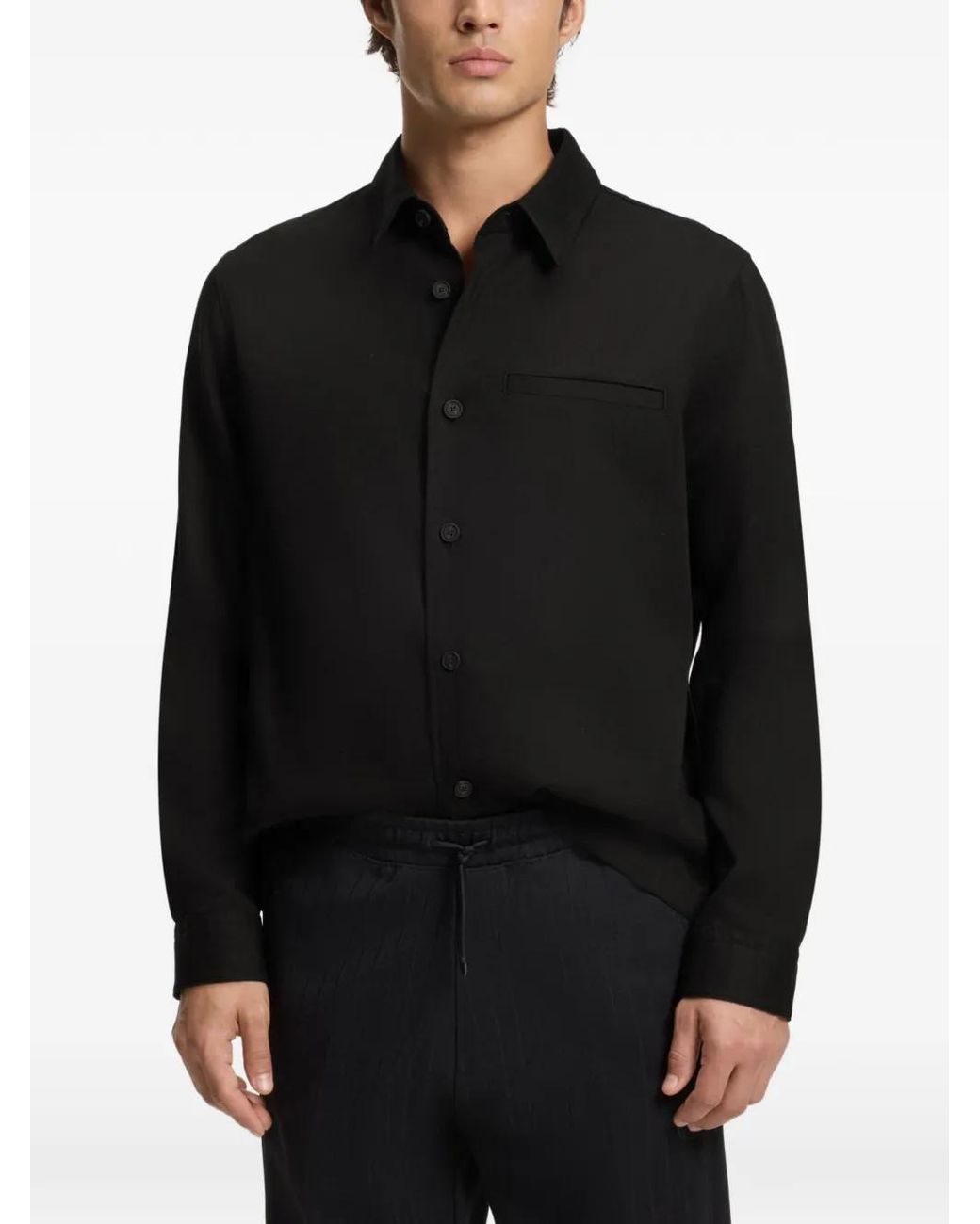 HUGO Black Buttoned Shirt for men