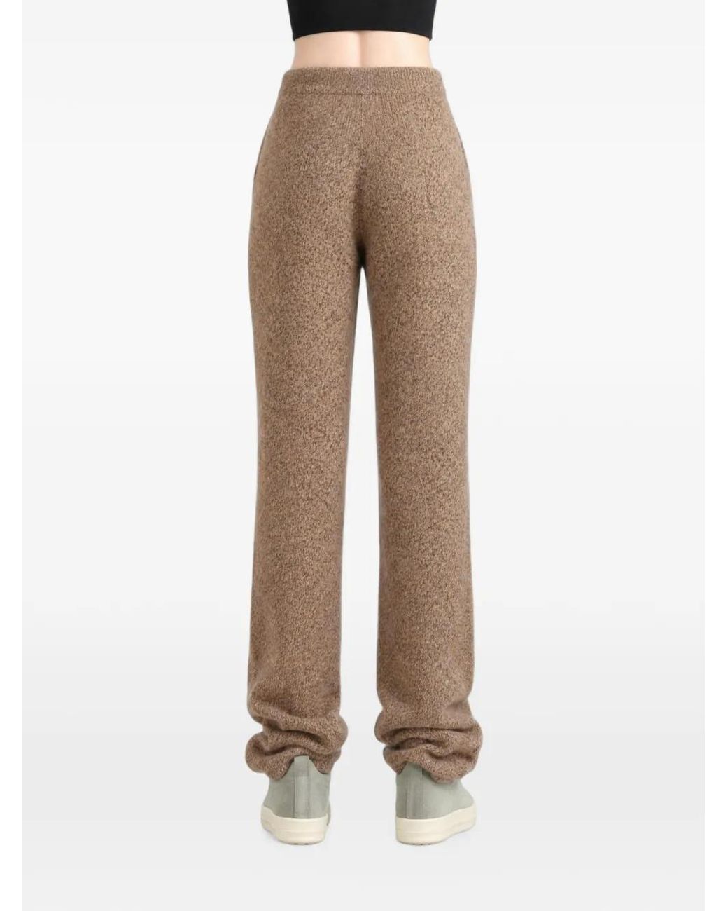 Frenckenberger White Drawstring Straight-Leg Trousers