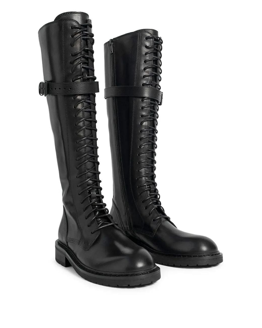 Ann Demeulemeester Black Danny Combat Boots