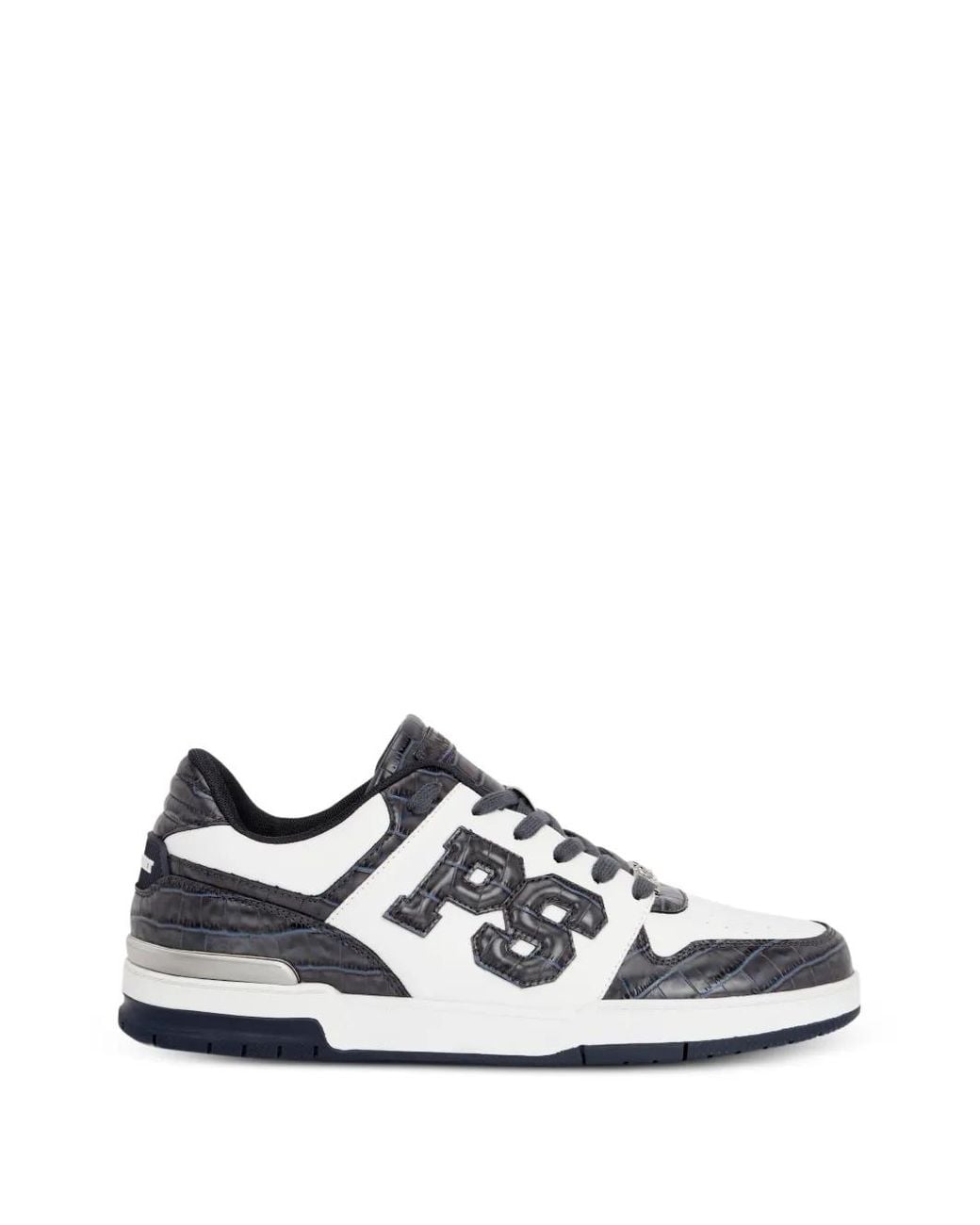 Philipp Plein White Patch Cocco Sneakers