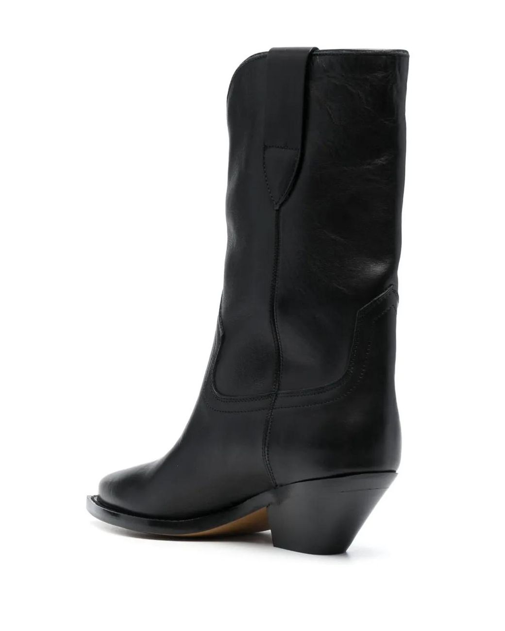 Isabel Marant Black Dahope Leather Boots