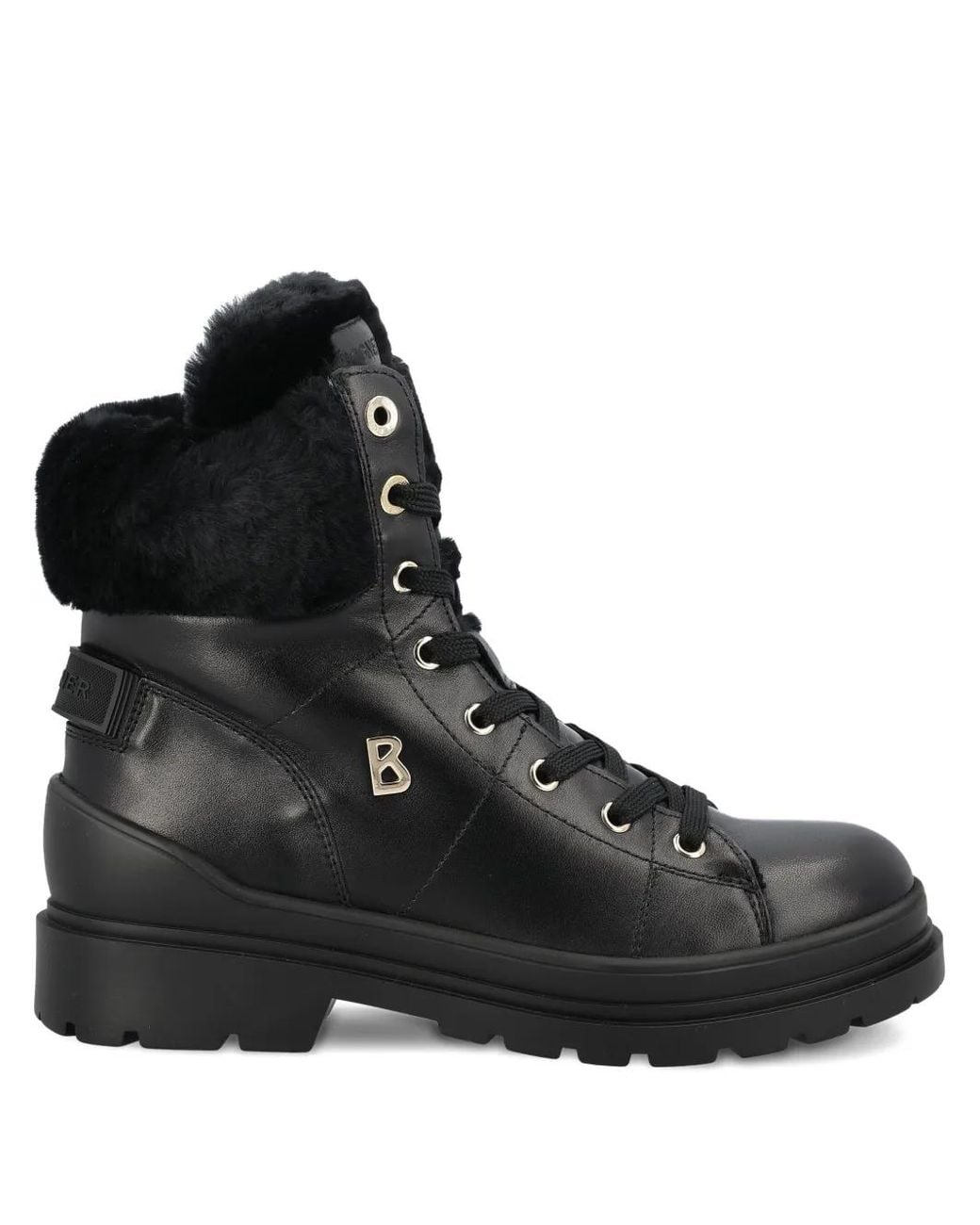 Bogner Black St. Moritz Leather Boots