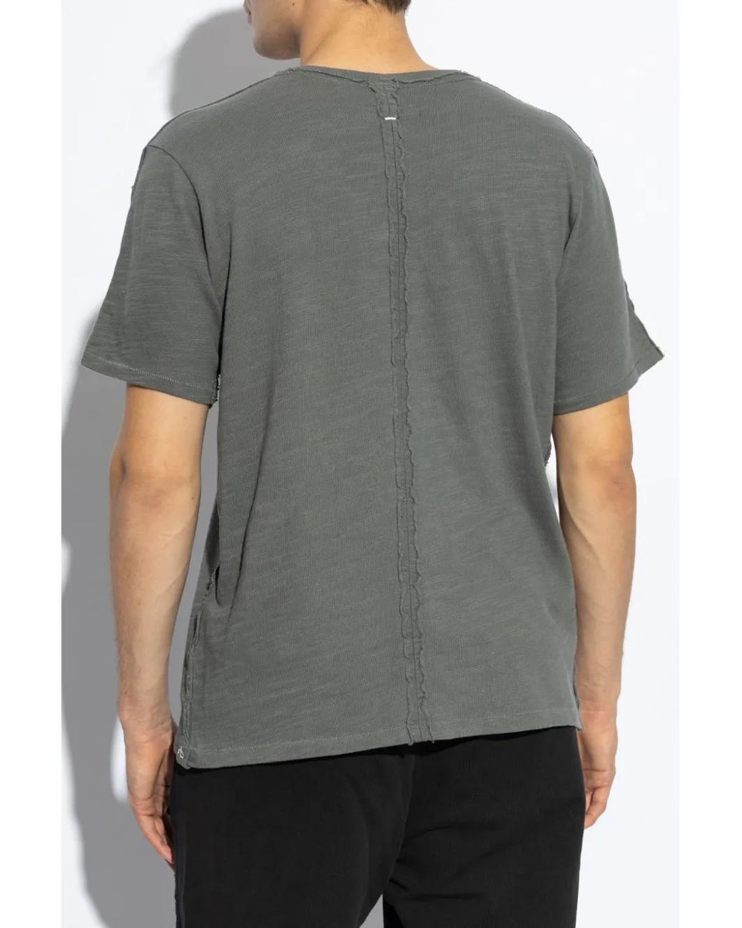 Rag & Bone Gray Cotton T-Shirt for men