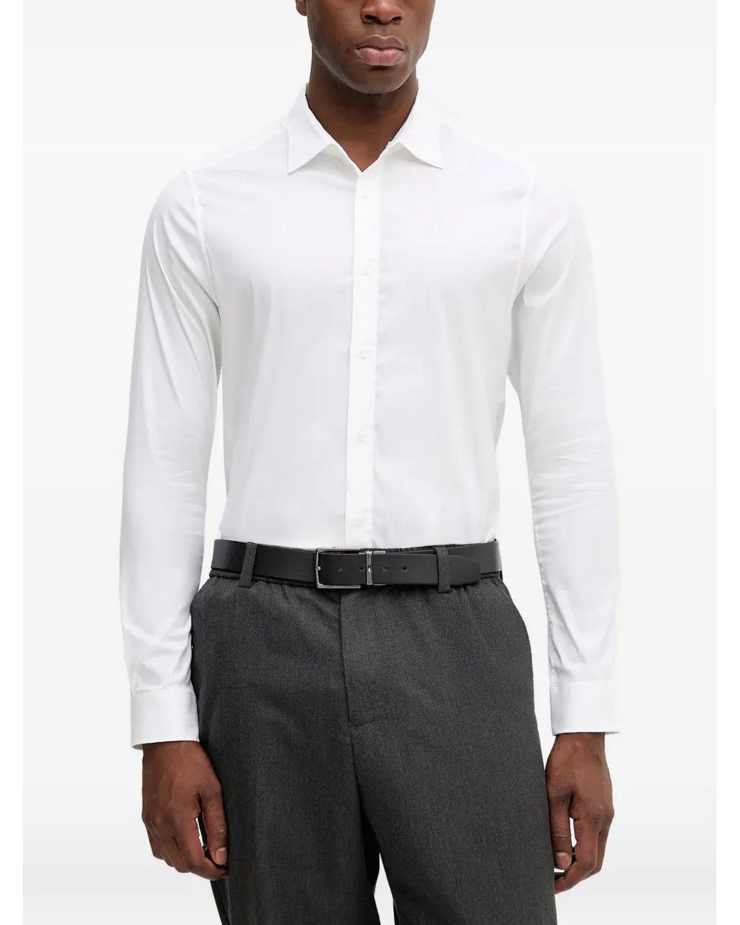 Mos Mosh Button-Up Overhemd in het White voor heren