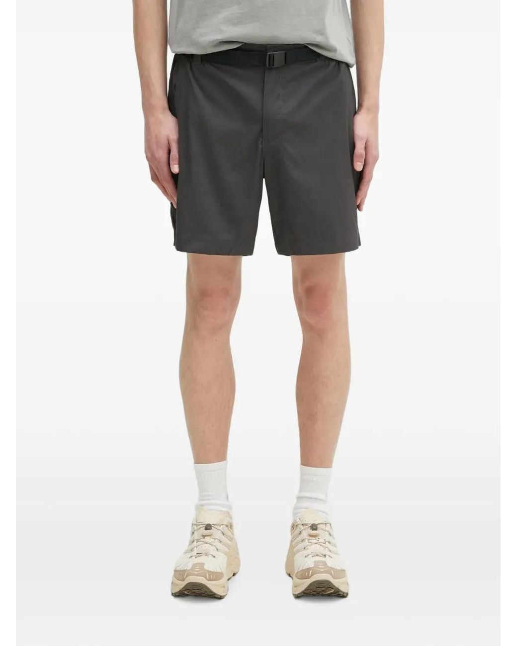 Columbia Black Landroamer Ripstop Buckle Deck Shorts for men