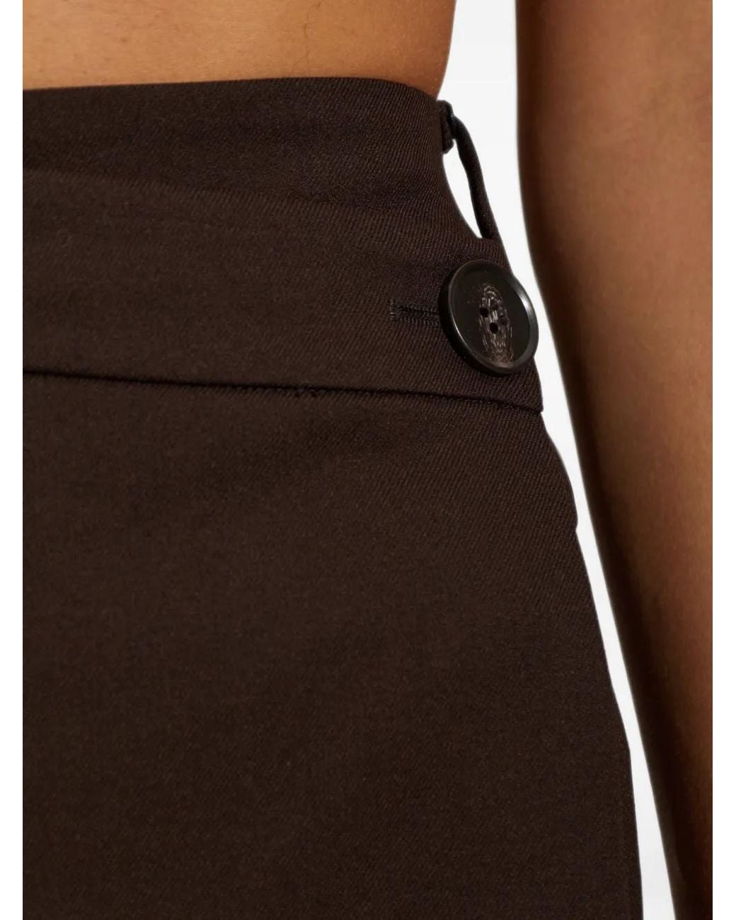 Gestuz Brown Gzpaula Wrap Skirt