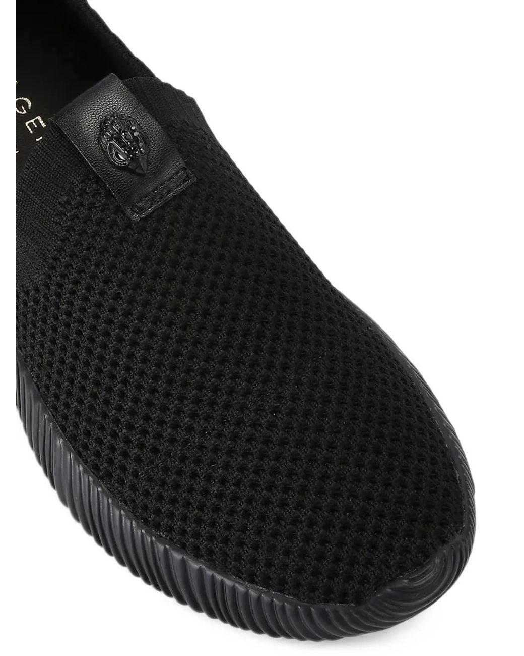 Kurt Geiger Black Knitted Sneakers