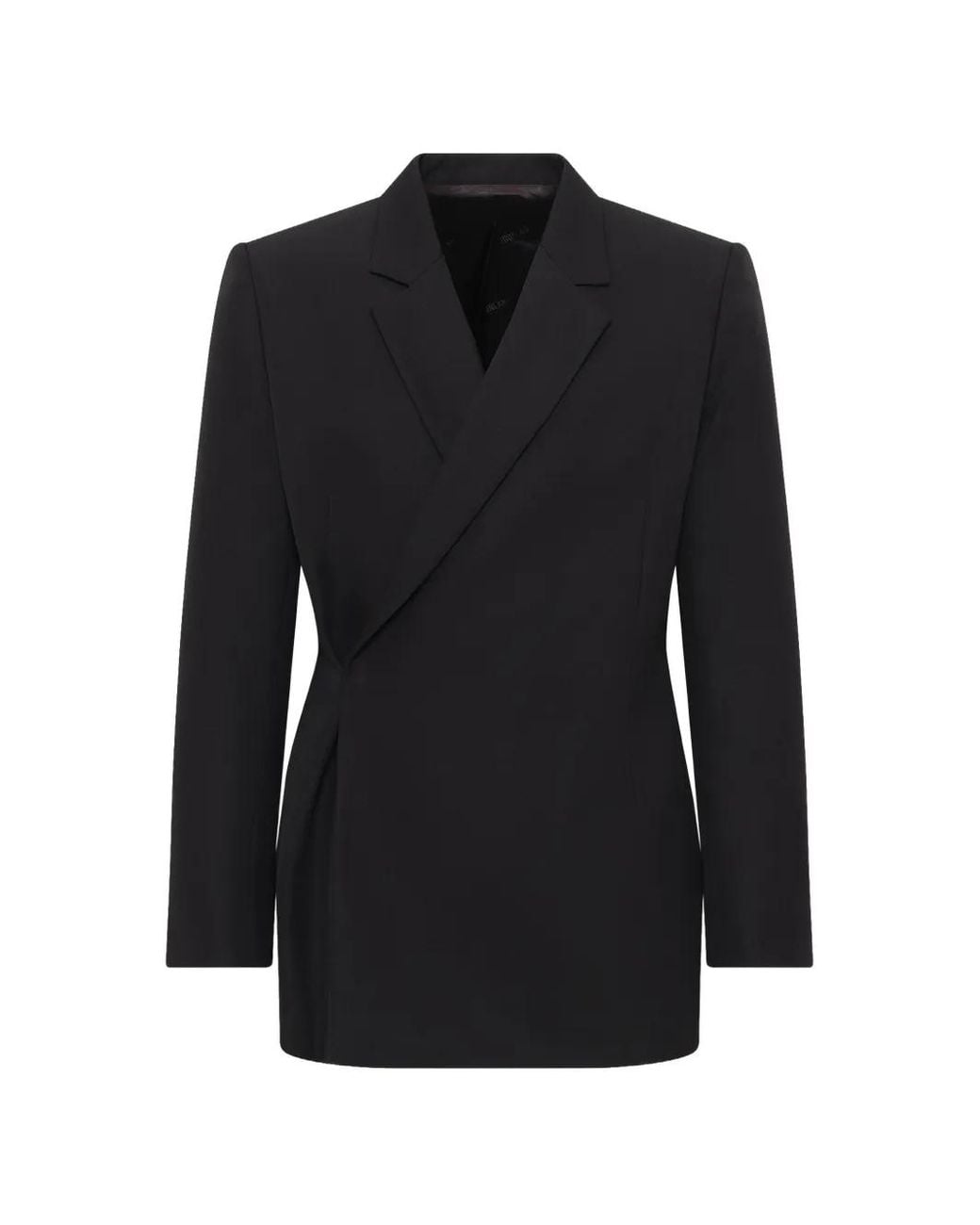 Egonlab Black Egonic Double-Breasted Jacket for men