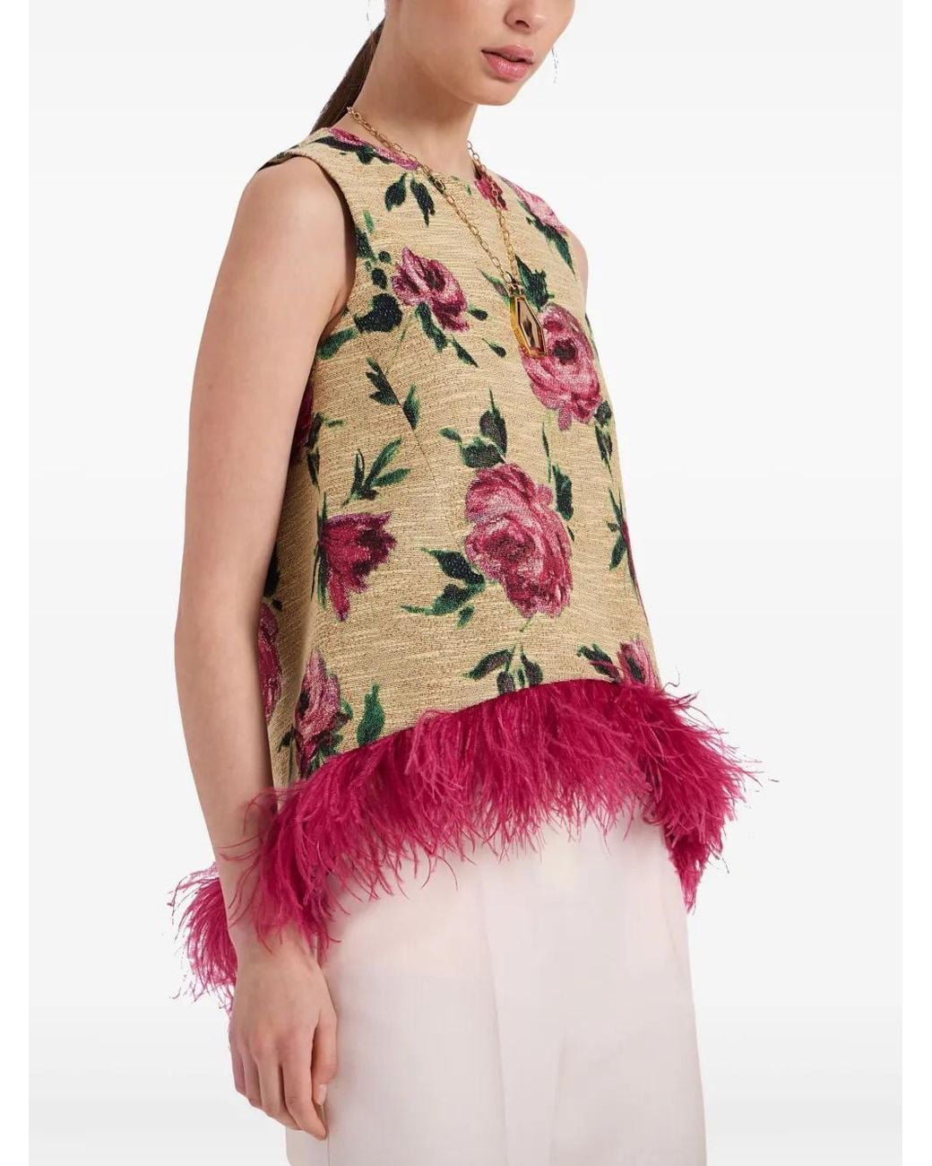 LaDoubleJ Pink La Scala Top