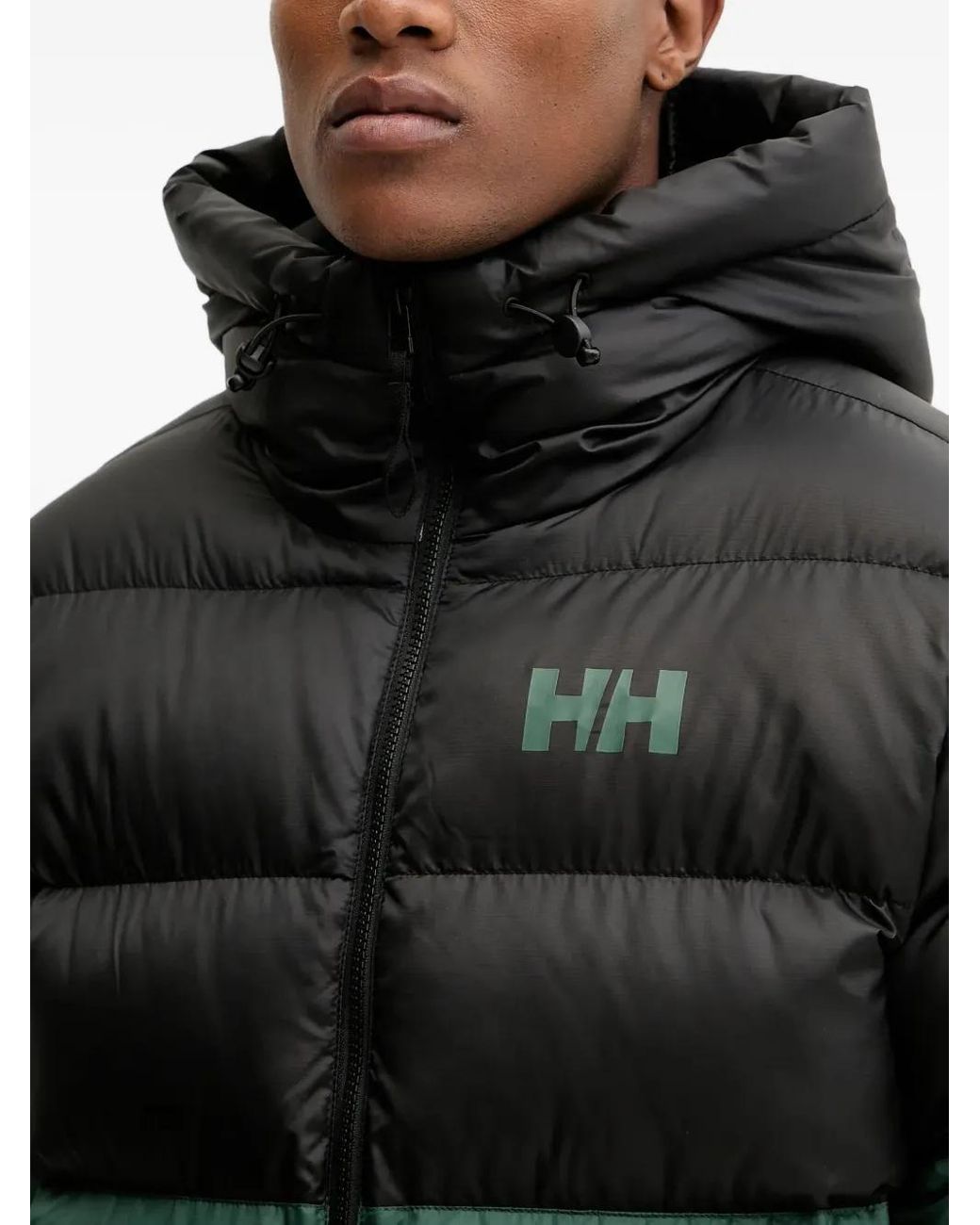 Helly Hansen Green Active Logo-Detail Padded Jacket for men