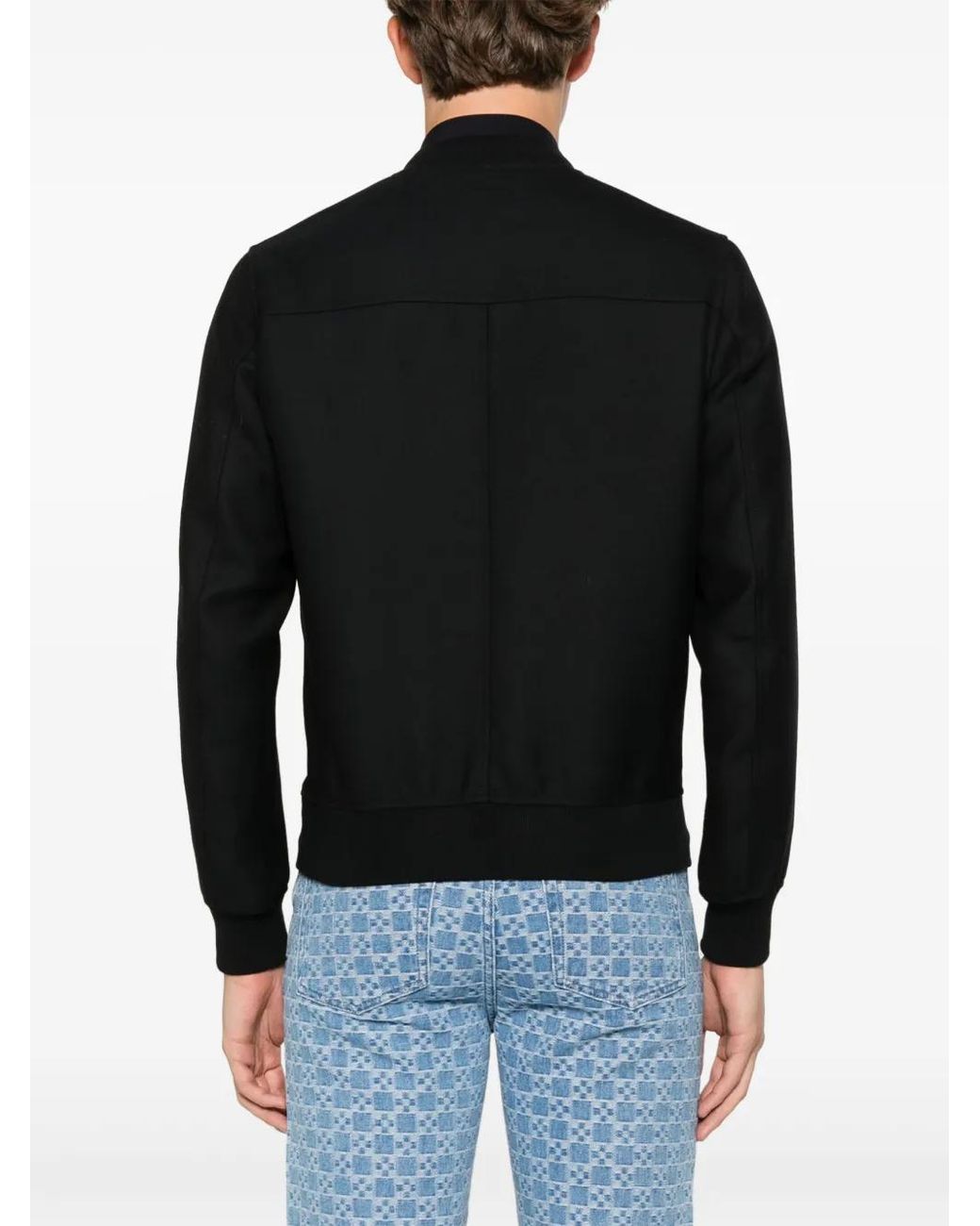 Sandro Black Zip-Up Jacket for men