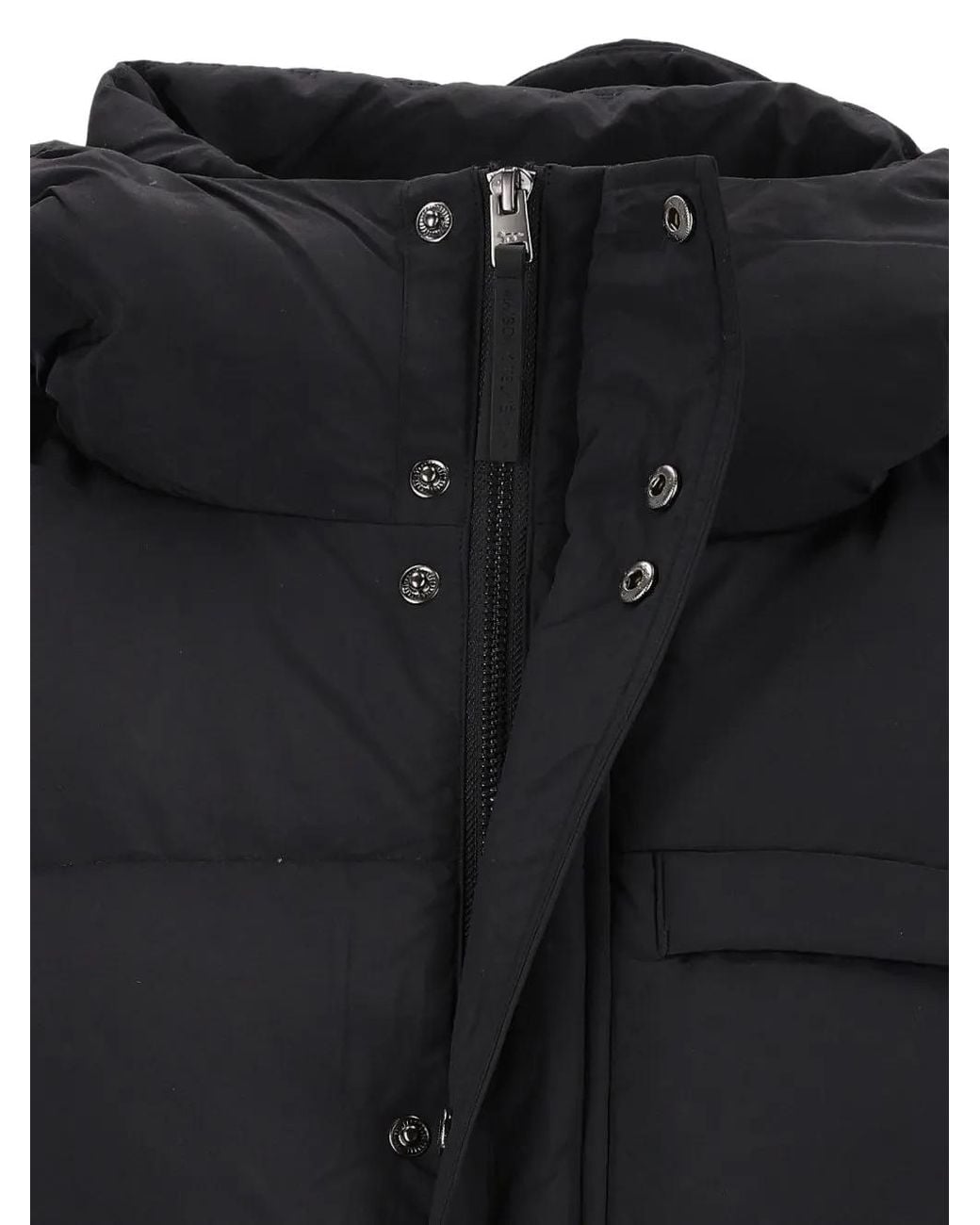 Maison Kitsuné Blue Doudoune À Capuche for men