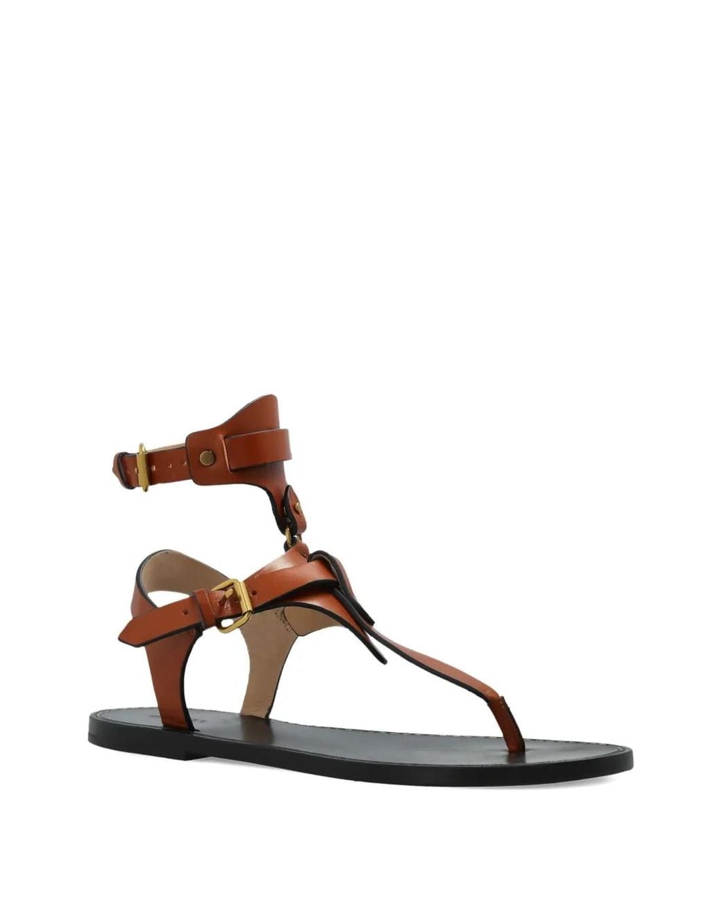 Isabel Marant Brown Eveena Sandals