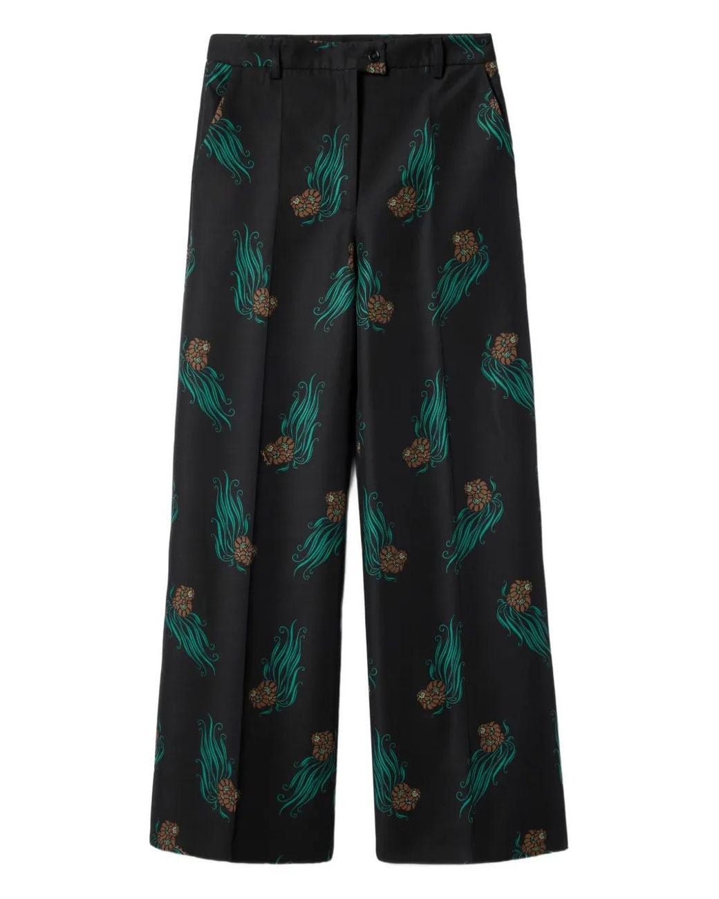 LaDoubleJ Green Loose Pant Trousers