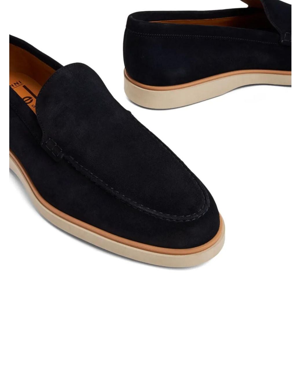Magnanni Shoes Blue Lourenco Suede Loafers for men