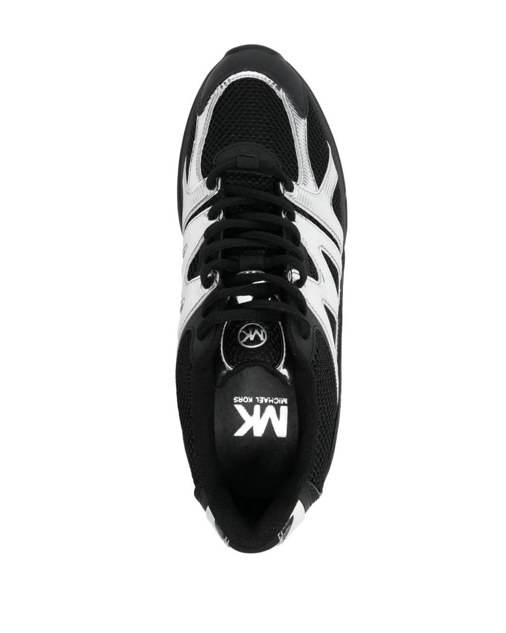 Michael Kors Black Kit Extreme Logo-Appliqué Sneakers for men