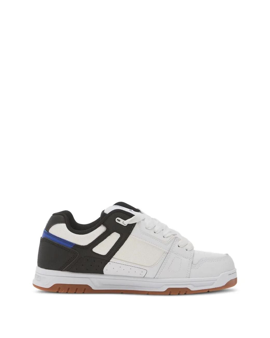 DC Shoes White Stag Logo-Patch Panelled Sneakers for men