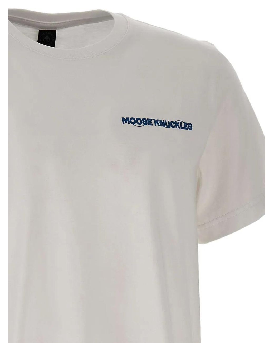 Camiseta Mindfold Moose Knuckles de hombre de color White