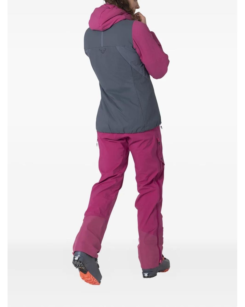 Dynafit Pink Hooded Zip Jacket