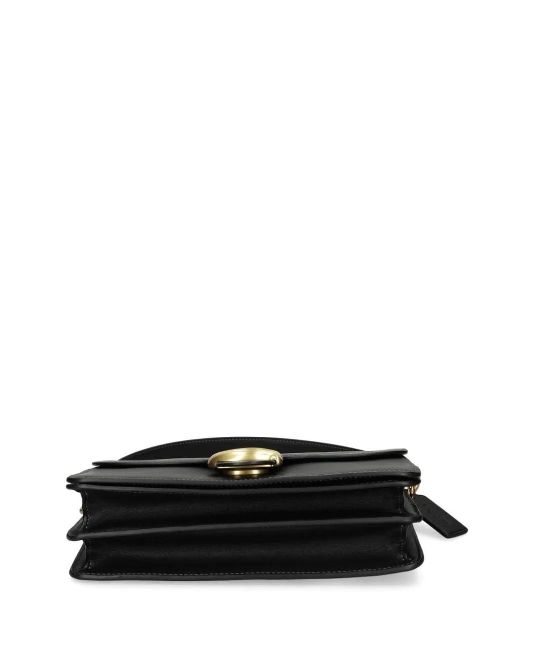 COACH Black Tabby Chain Leather Shoulder Bag