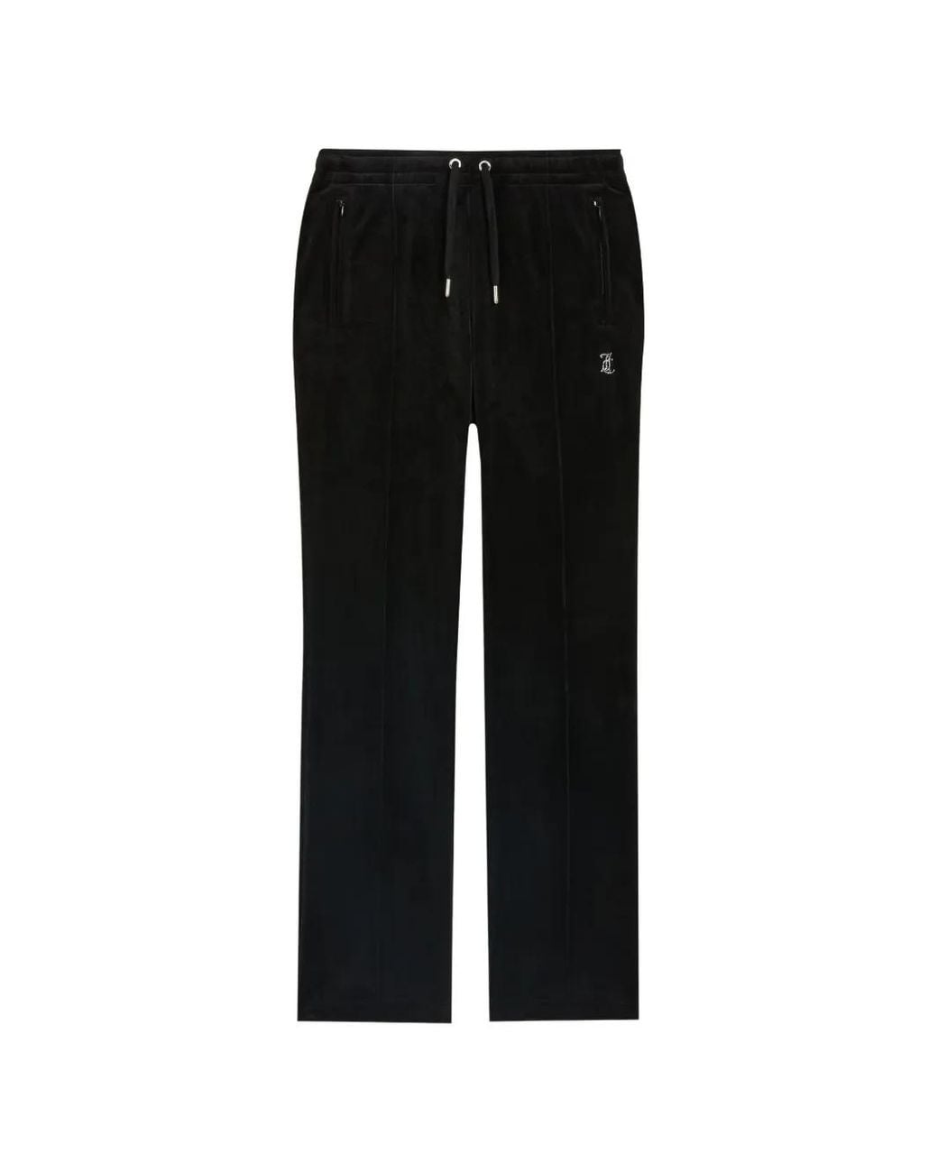 Juicy Couture Black Logo-Embellished Track Pants