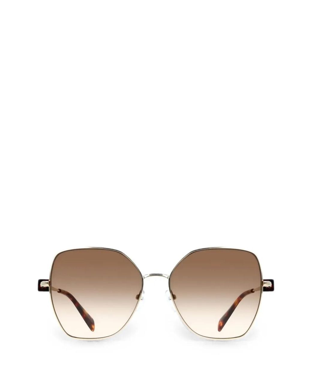 Liu Jo Metallic Geometric-Frame Sunglasses
