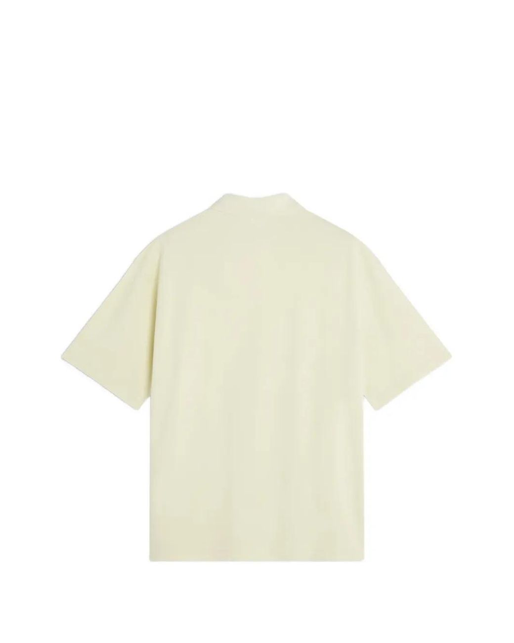 Maison Kitsuné Natural Embroidered Polo Shirt for men