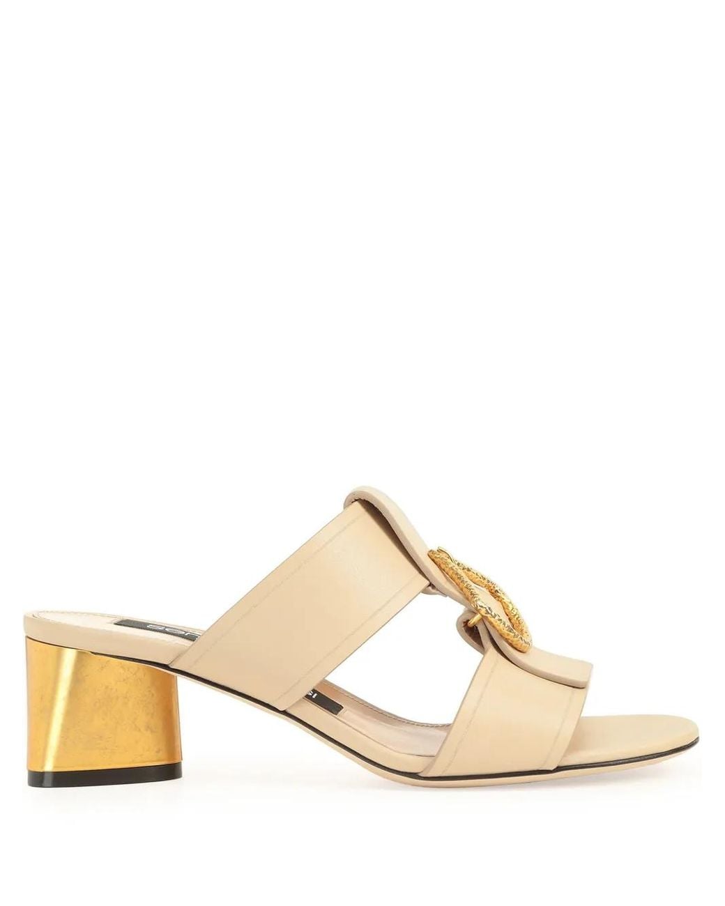 Sergio Rossi Natural 50Mm Sea Scale Sandals