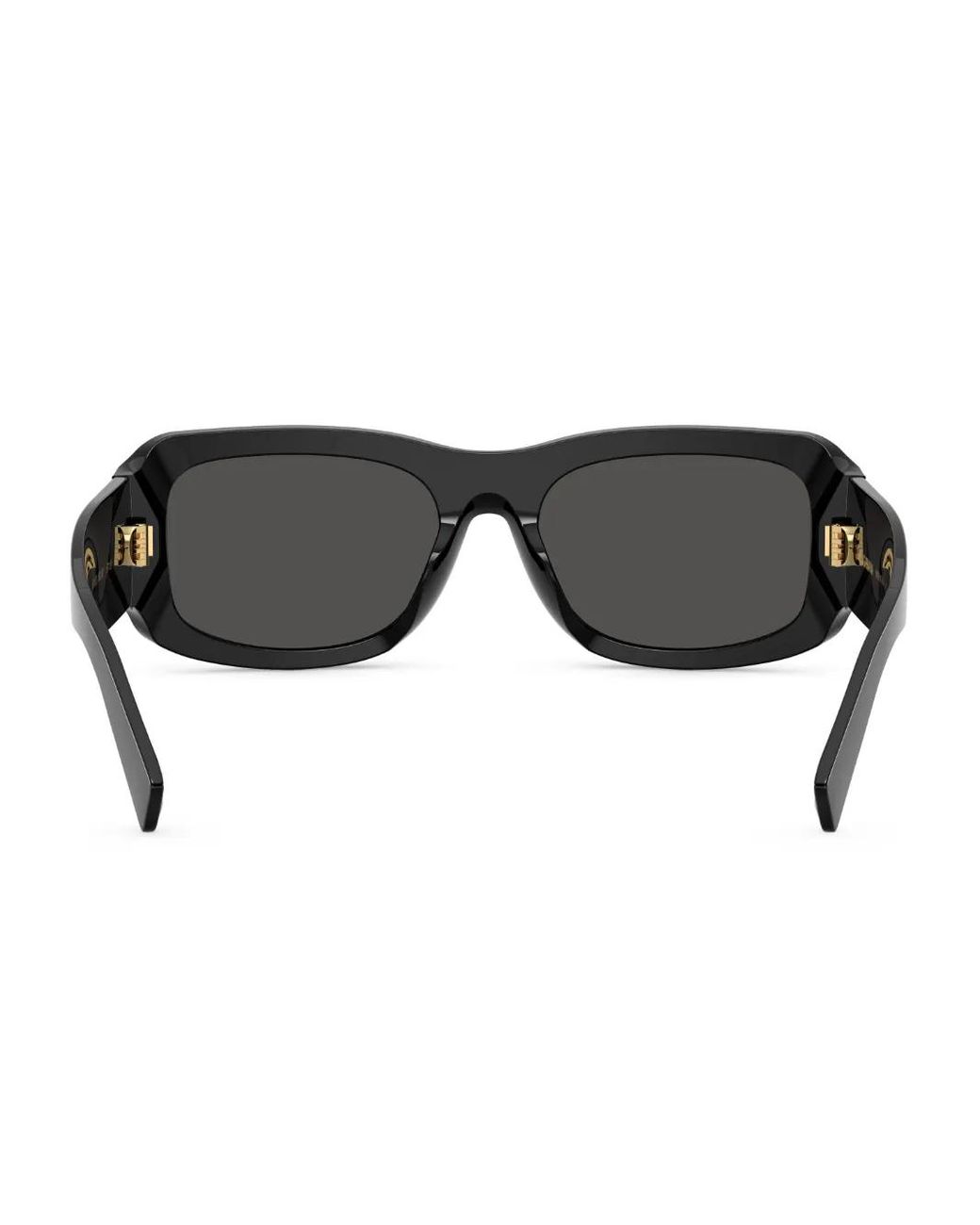Dolce & Gabbana Black Rectangle-Frame Sunglasses for men