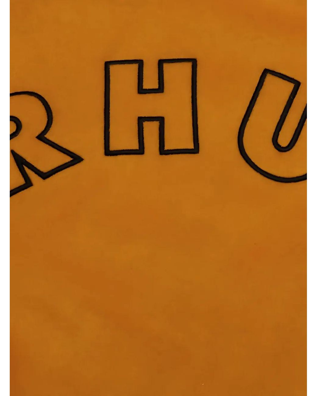 Rhude Brown Logo-Detail Bomber Jacket for men