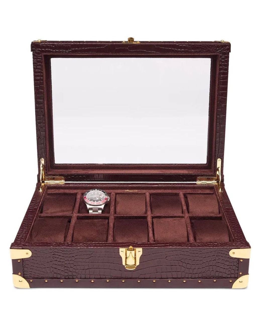 Rapport Brown Brompton Optic Eight Watch Box for men