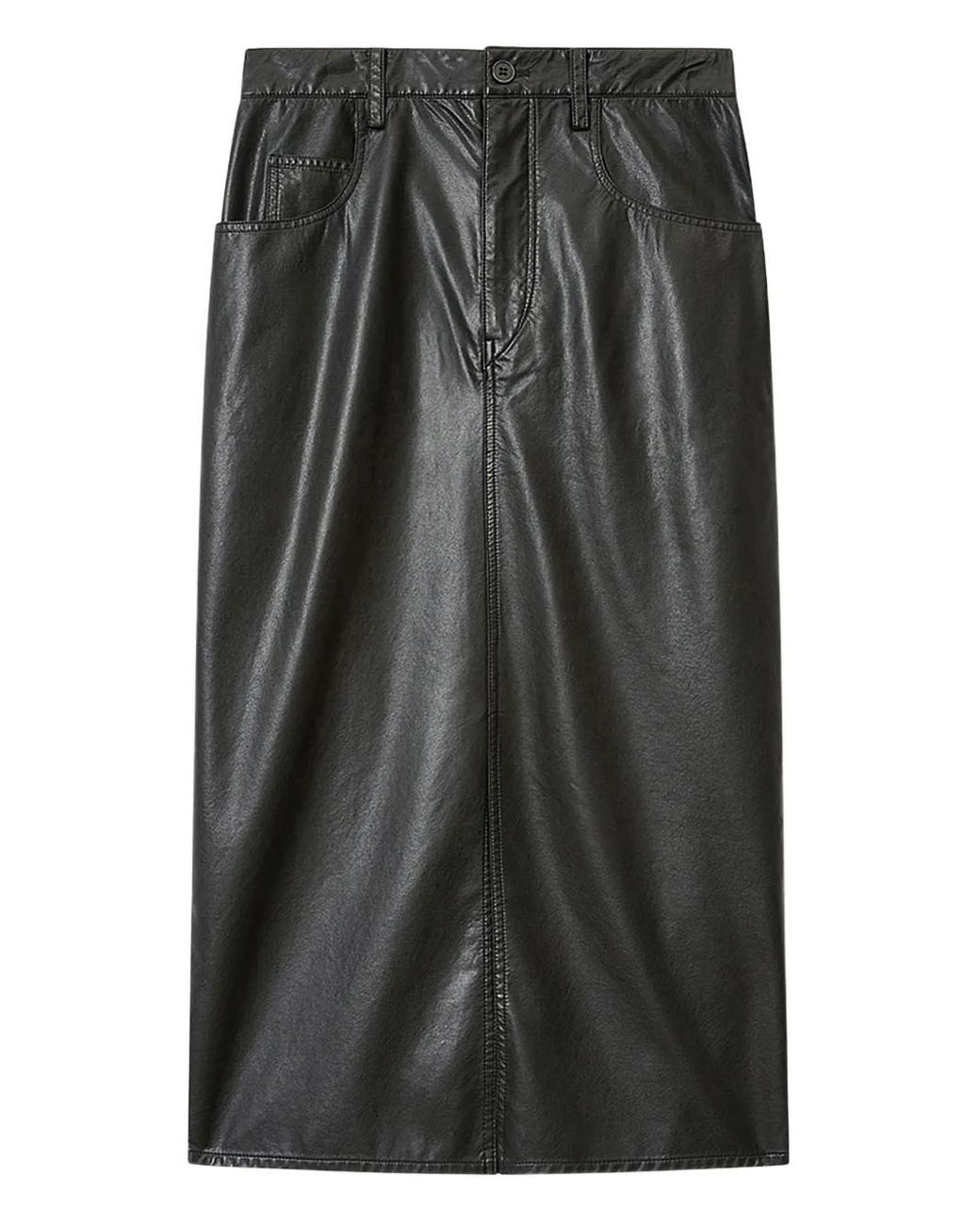 Isabel Marant Black Isabel Marant Etoile Marant Étoile Nilauria Faux Leather Skirt