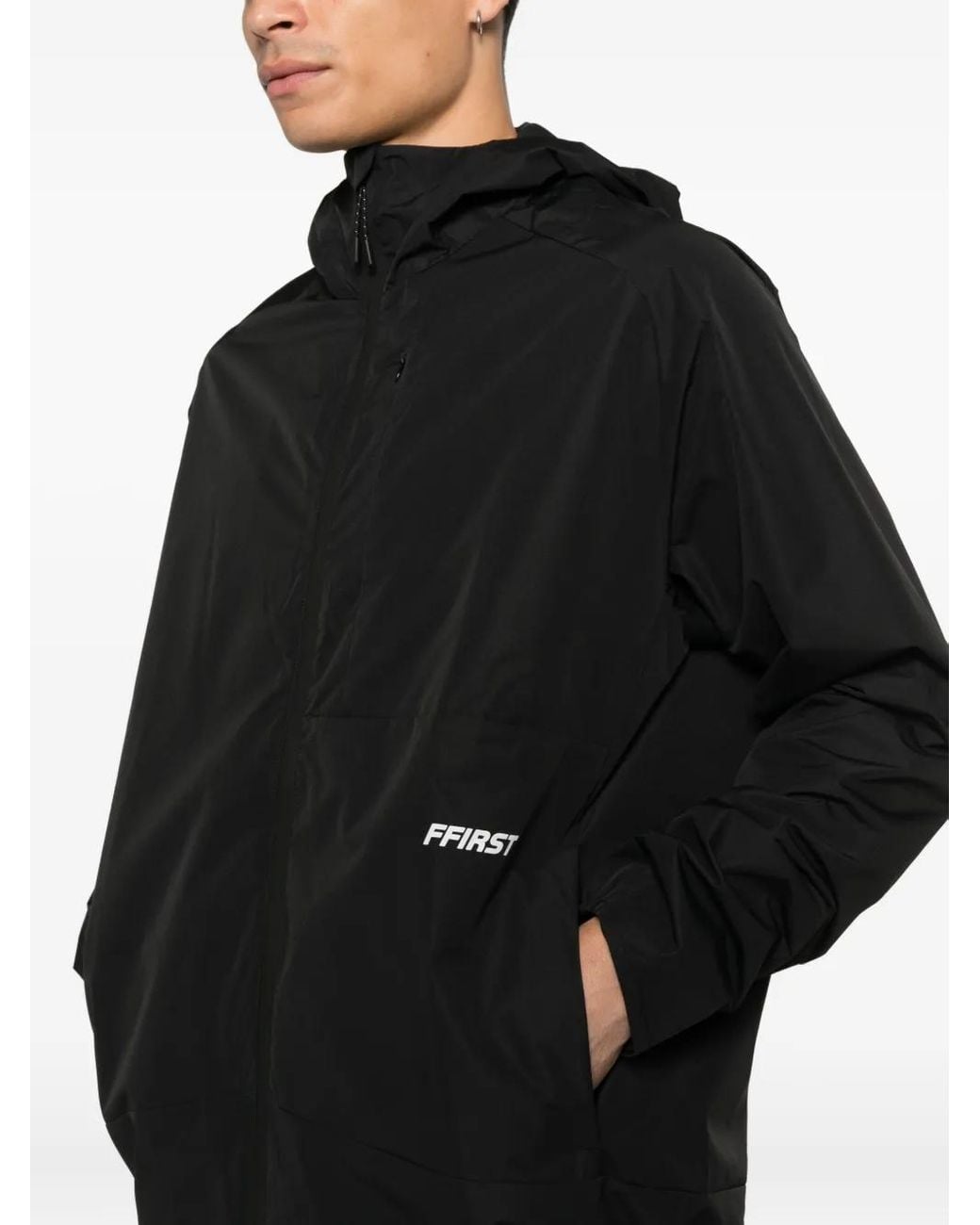 FAMILY FIRST Black Veste Zippée À Capuche for men