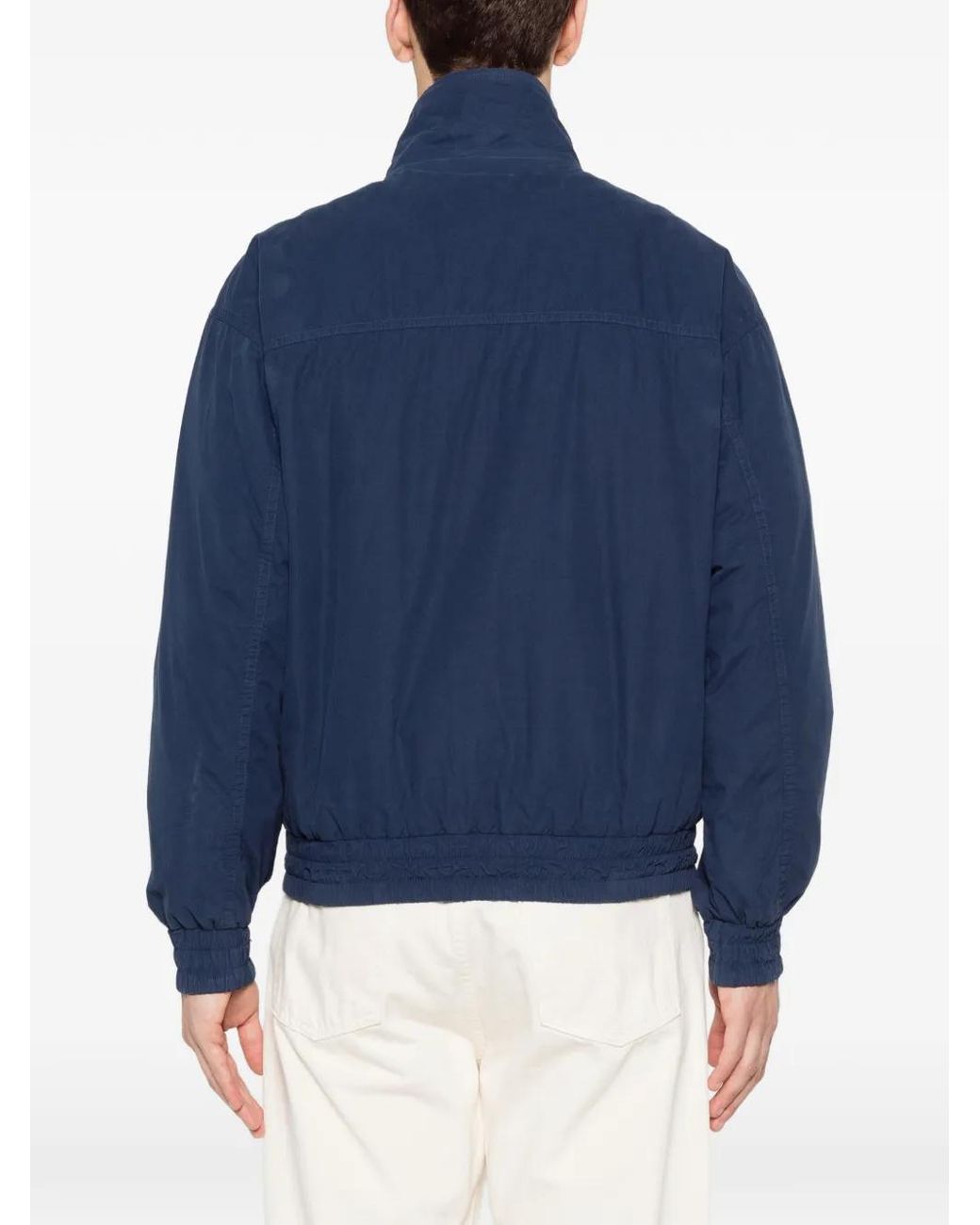 Aspesi Blue Stanton Zip Jacket for men
